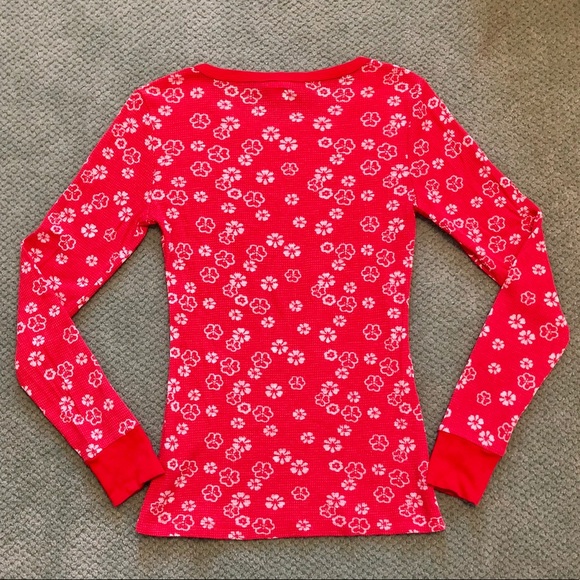 Vintage • Free People • Long-Sleeve Floral Top - Picture 3 of 4